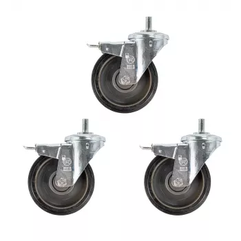 Manfrotto pidurdatud rattad statiivile, 160 mm läbimõõt, spigot