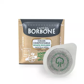 Caffè Borbone Miscela Nera 44mm ESE süsteemi kohvipadjad 100 tk, igaüks 7,2 g