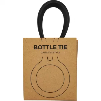 24Bottles Bottle Tie, Tuxedo Black - Silikoonist kandurõngas Clima & Urban pudelitele