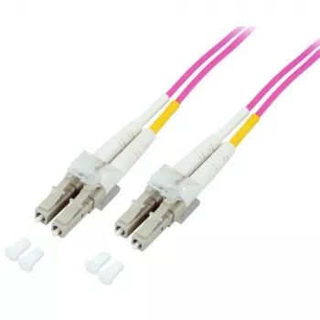TECHLY OM4 Multimode Fiiberoptiline Paigalduskaabel LC-LC Dupleks 3m Aqua