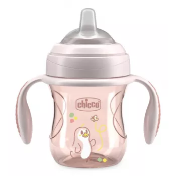 CHICCO Transition Cup treeningtass pehme otsikuga 4m+ Beež 200ml
