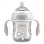 CHICCO Transition Cup Training Cup with Soft Spout 4m+ Grey 200ml