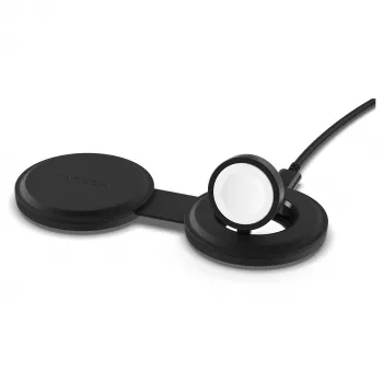 Satechi OntheGo 2-in-1 juhtmeta laadija Qi2-ga, must, 15W, ST-QTG21K