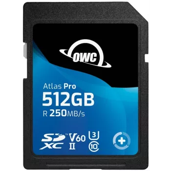 OWC Atlas Pro 512GB SDXC UHS-II V60 mälukaart - Laiendatud mahutavusega SD (SDXC)