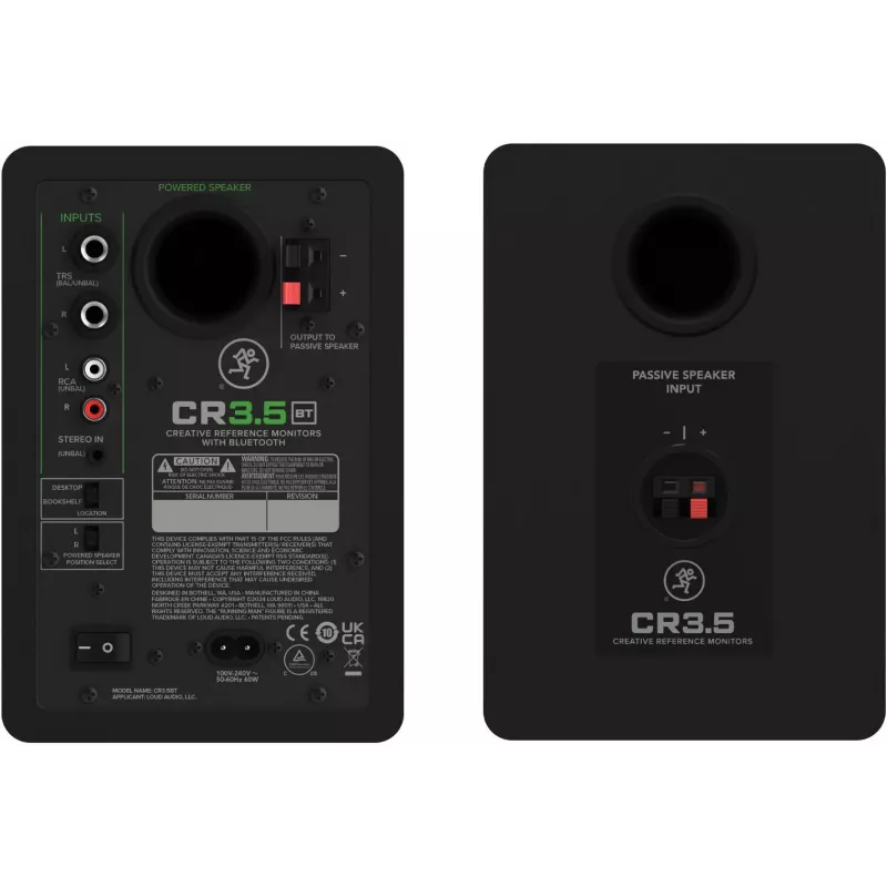 Mackie CR3.5BT aktiivsed stuudiomonitorid Bluetoothiga
