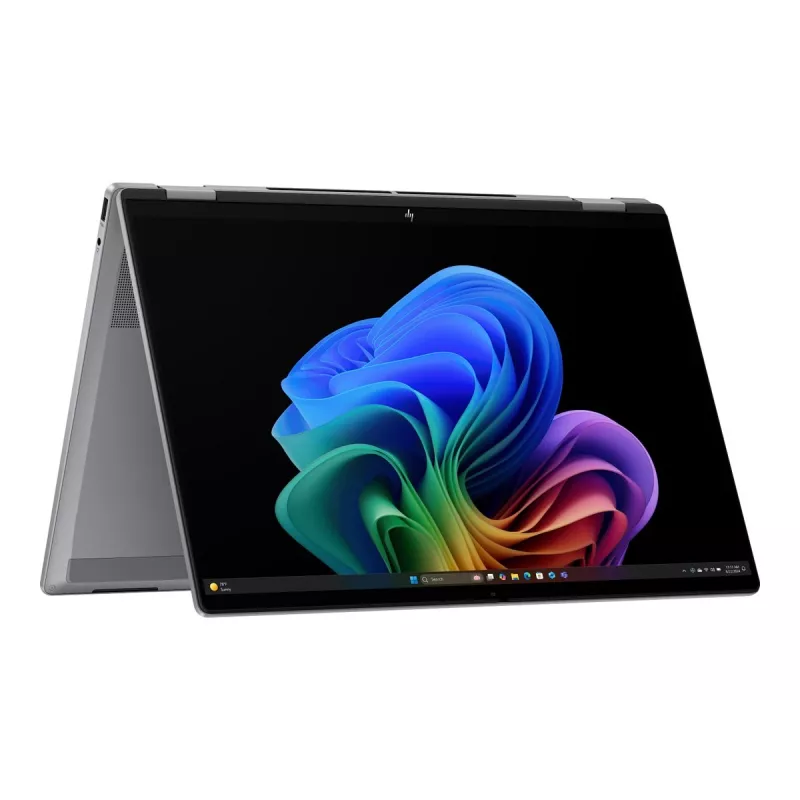 HP OmniBook X Flip AI x360 16 tolli 3K puutetundlik sülearvuti, AMD Ryzen AI 9 465, 32GB LPDDR5X, 1TB PCIe SSD, AMD Radeon 880M graafika, Windows 11 Home
