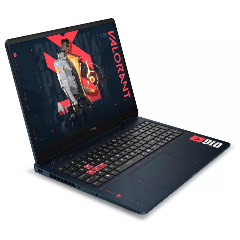 HP OMEN 16-ap1099ng VALORANT Limited Edition 16.1 inch 2.5K IPS 240Hz mängurisülearvuti, Ryzen 9 8940HX, 24GB DDR5 RAM, 1TB SSD, RTX 5070, Windows 11 Home