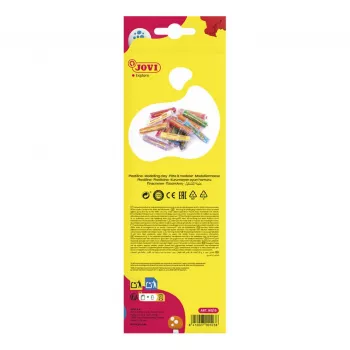 JOVI Plastilina Modelleerimissavi Segatud 15 Värvi, Igaüks 15 g