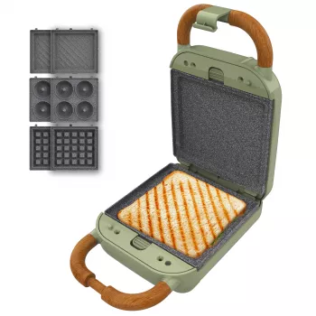 Cecotec Rock'nToast Retro One Green Sandwich Maker 750 W