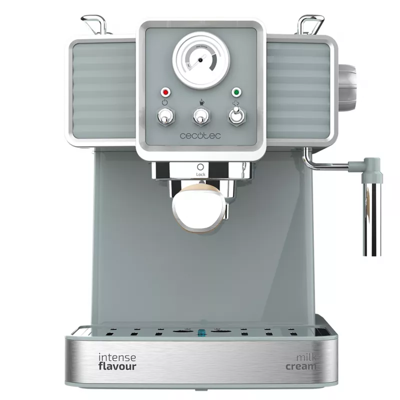 Cecotec Power Espresso 20 Tradizionale Espresso Masin, 20 bar, 850 W, 1,5 L, Must/Hõbe
