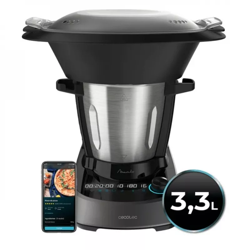 Cecotec Mambo 11090 Multifunktsionaalne köögikombain, 1700 W, 3,3 L, roostevaba teras, Wi-Fi