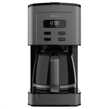 Cecotec Coffee 66 Time Tilkkahvikeitin 950W 1,5L 12 Tassi LCD Taimer Roostevaba Teras