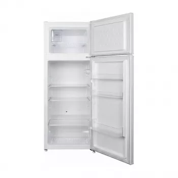CHiQ CTM216LWD Vabaltseisev Külmik-Sügavkülmik 211L Kogumaht, 170L Külmik, 41L Sügavkülmik, Valge, LED-valgustus, Pööratav Uks, Energiaklass D
