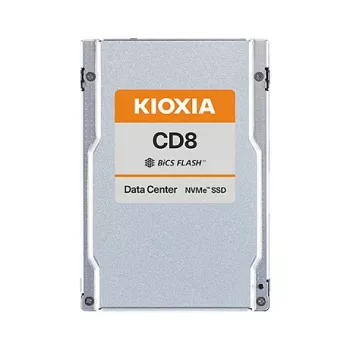 Kioxia CD8-V Series KCD81VUG12T8 12,8 TB SSD, 2,5-tolline U.2 (15 mm) NVMe Gen4, andmekeskustele segakasutuseks, 3 DWPD