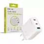 Mobile Origin 40W GaN Laadija MO13 Valge 1x USB-A + 2x USB-C