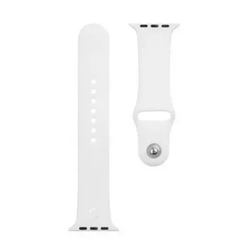 Taktikaline Apple silikoonist kellarihm Watch 1/2/3/4/5/6/7/SE 42/44/45mm valge