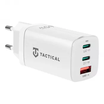 Tactical Adapter FlashBang GaN White 65W USB-C laadija