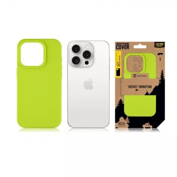 Tactical Back Cover Velvet Smoothie iPhone 15 Pro jaoks - Avokaadroheline