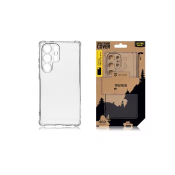Tactical tagumine kate TPU Plyo Samsung Galaxy S25 Ultra jaoks, läbipaistev