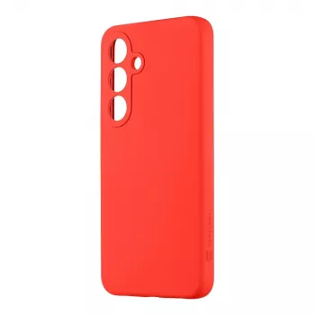 Taktikaline tagakate Velvet Smoothie Samsung Galaxy S25 jaoks - Chilli Red