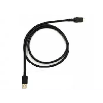 Zebra EVM USB-C to USB-A side- ja laadimiskaabel, 1m, must