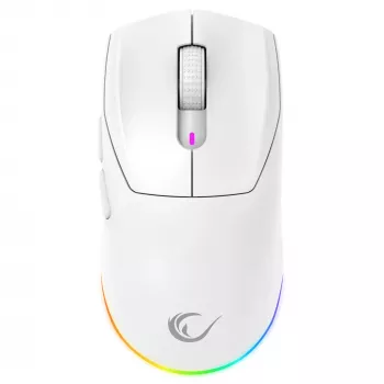 Rampage Prote M5 Pro 26000 DPI RGB LED 1kHz Valge Mänguhiir