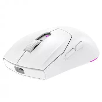 Rampage Prote M5 Pro 26000 DPI RGB LED 1kHz Valge Mänguhiir