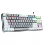 Rampage Snug RGB KRGD Blue mehaaniline mänguklaviatuur, tenkeyless, hall-valge