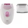 Braun Silk-epil 3 SE3-031 Epilaator Valge/Roosa