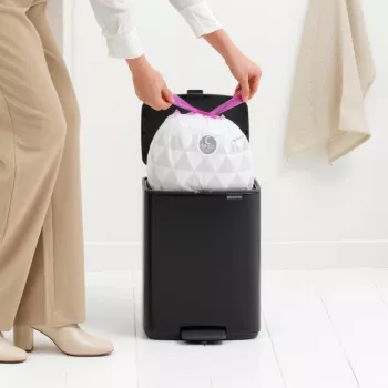Brabantia Bo Pedaalprügikast 12 L Matt Must (238000)