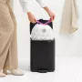 Brabantia Bo Pedaalprügikast 12 L Matt Must (238000)