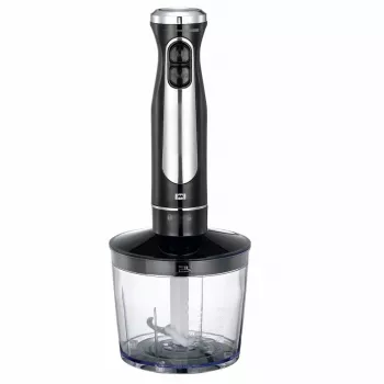 Melissa & Doug Blender Set with Chopper, Whisk, Cup, Black and Stainless Steel (16210069)