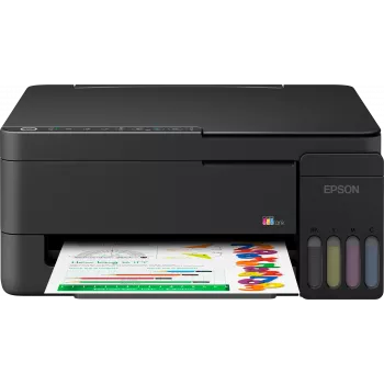 Epson EcoTank L3351 Multifunktsiooniline Printer - Värviline - A4 - Prindi, Skaneeri, Kopeeri - Inkjet - 33 ppm Must Mustand - USB, Wi-Fi, Wi-Fi Direct - Must