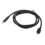 Gembird USB-C to Micro-USB kaabel 1,8 m must USB 2.0