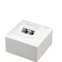 Gembird Cablexpert MWS-2S6-01 Toite- ja võrgupistikupesa koos RJ45 Cat.6 seinakarbiga, valge