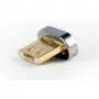 Gembird Cablexpert USB 2.0 Magnetic USB to Micro-USB Type B Adapter - Black