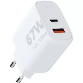 XTORM GaN Laadija 67W Valge GRS Sertifikaadiga XEC067