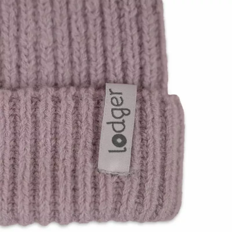 Lodger 100% Merino Wool Baby Hat Rose Pink 6-12 Months
