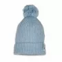 Lodger 100% Merino Wool Baby Beanie Hat Blue Fogg 6-12 Months