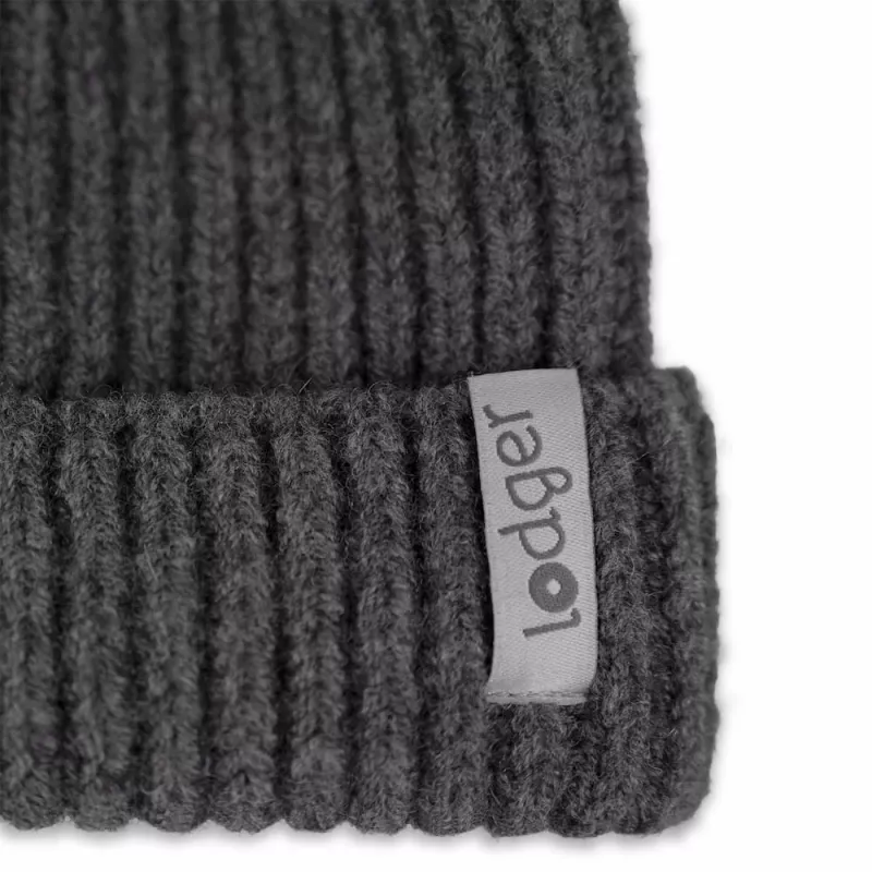 Lodger 100% Merino Wool Baby Hat Graphite Pigeon 3-6 Months