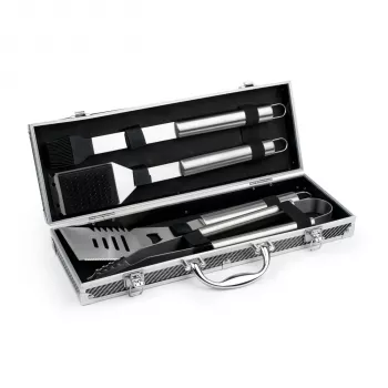 Leopold Vienna 4-osaline BBQ tööriistakomplekt alumiiniumkohvris LV311000