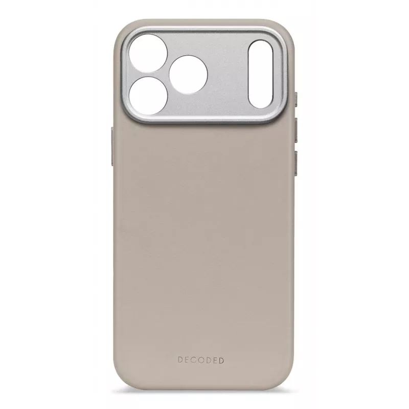Decoded nahast tagakaas iPhone 17 Pro Max MagSafe ühilduv savikarva