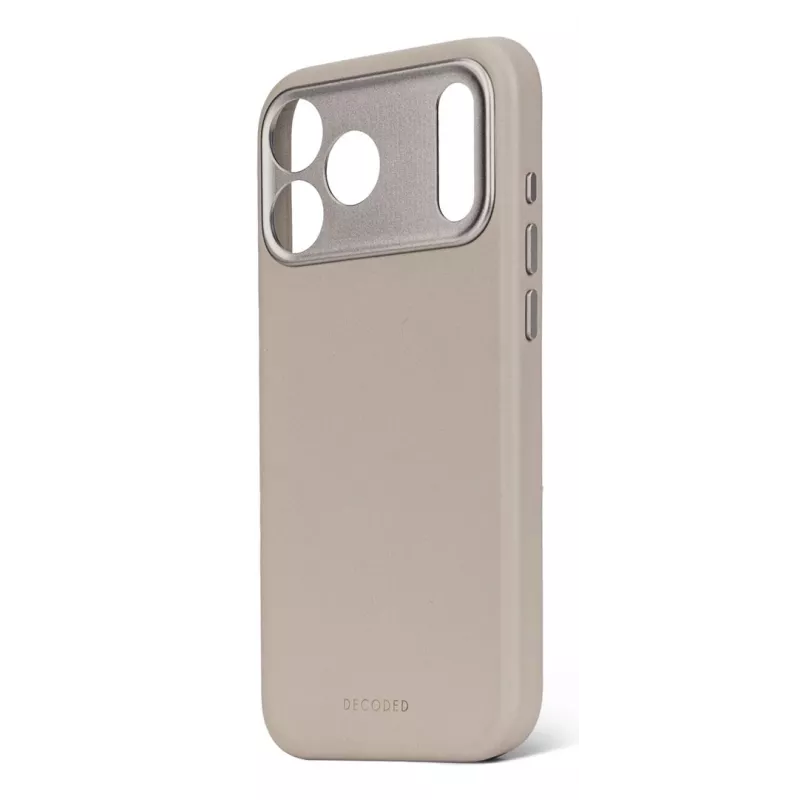 Decoded nahast tagakaas iPhone 17 Pro Max MagSafe ühilduv savikarva