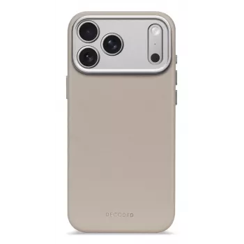 Decoded nahast tagakaas iPhone 17 Pro Max MagSafe ühilduv savikarva