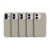 Decoded AntiMicrobial Silicone Tagakaas iPhone 17 jaoks, MagSafe ühilduv, pehme taupe