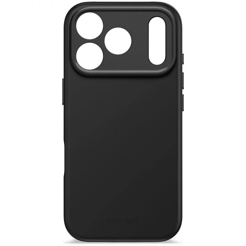 Decoded AntiMicrobial Silicone Back Cover for iPhone 17 Pro with MagSafe (Phantom Black)