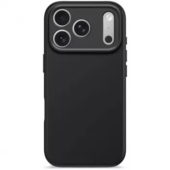 Decoded AntiMicrobial Silicone Back Cover for iPhone 17 Pro with MagSafe (Phantom Black)