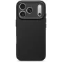 Decoded AntiMicrobial Silicone Back Cover for iPhone 17 Pro with MagSafe (Phantom Black)