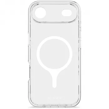Decoded DropTec Transparent Back Cover for iPhone 17 Air, Clear Glossy, Hybrid TPU & PC, 3m Drop Protection, MagSafe Compatible