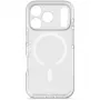 Decoded DropTec Läbipaistev Tagakaas iPhone 17 Pro Max jaoks MagSafe'iga (Matthige Valge)
